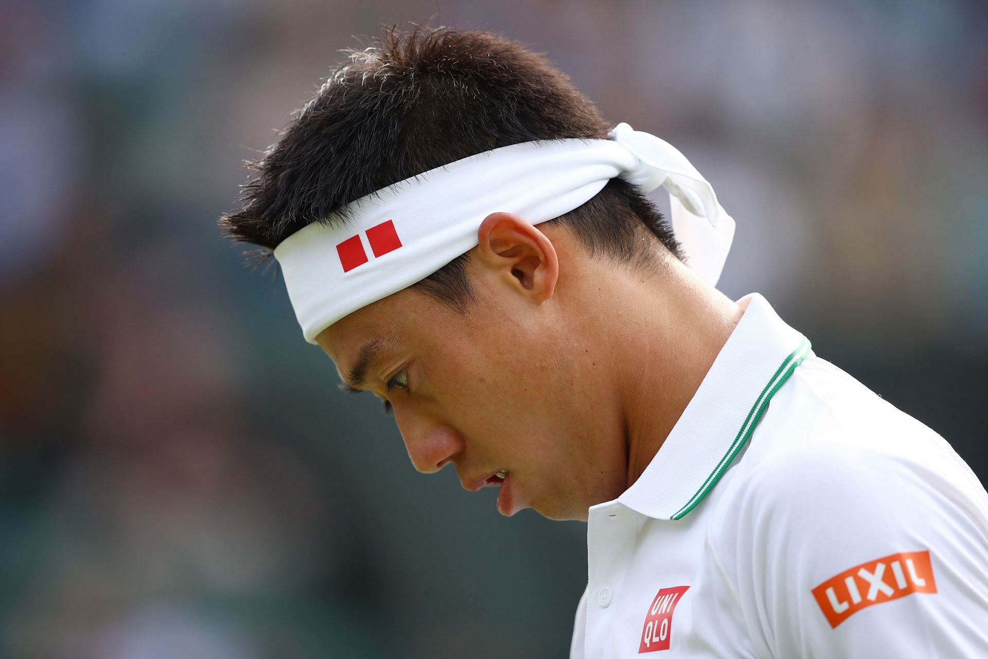 Kei Nishikori at the 2016 Wimbledon Championships