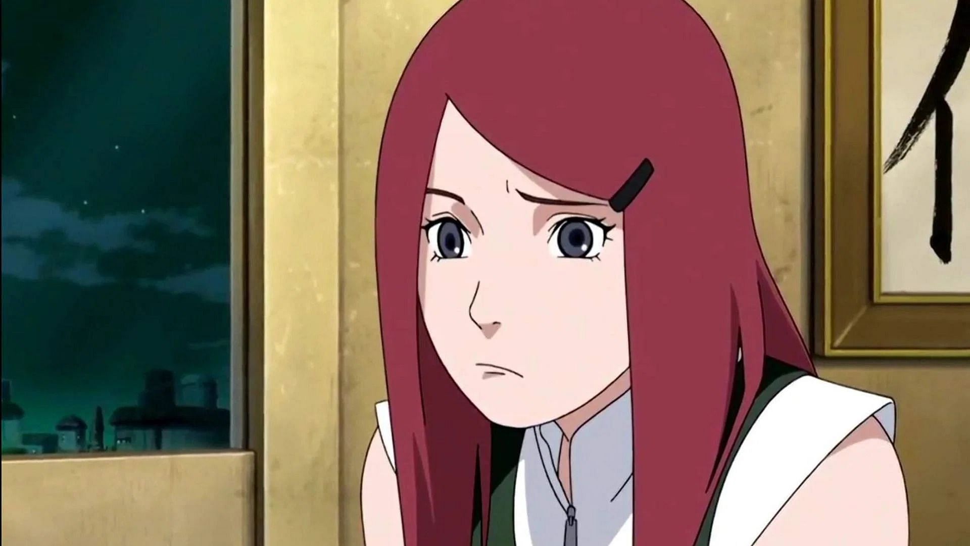 Kushina Uzzumaki as seen in the anime (Image via Studio Pierrot)