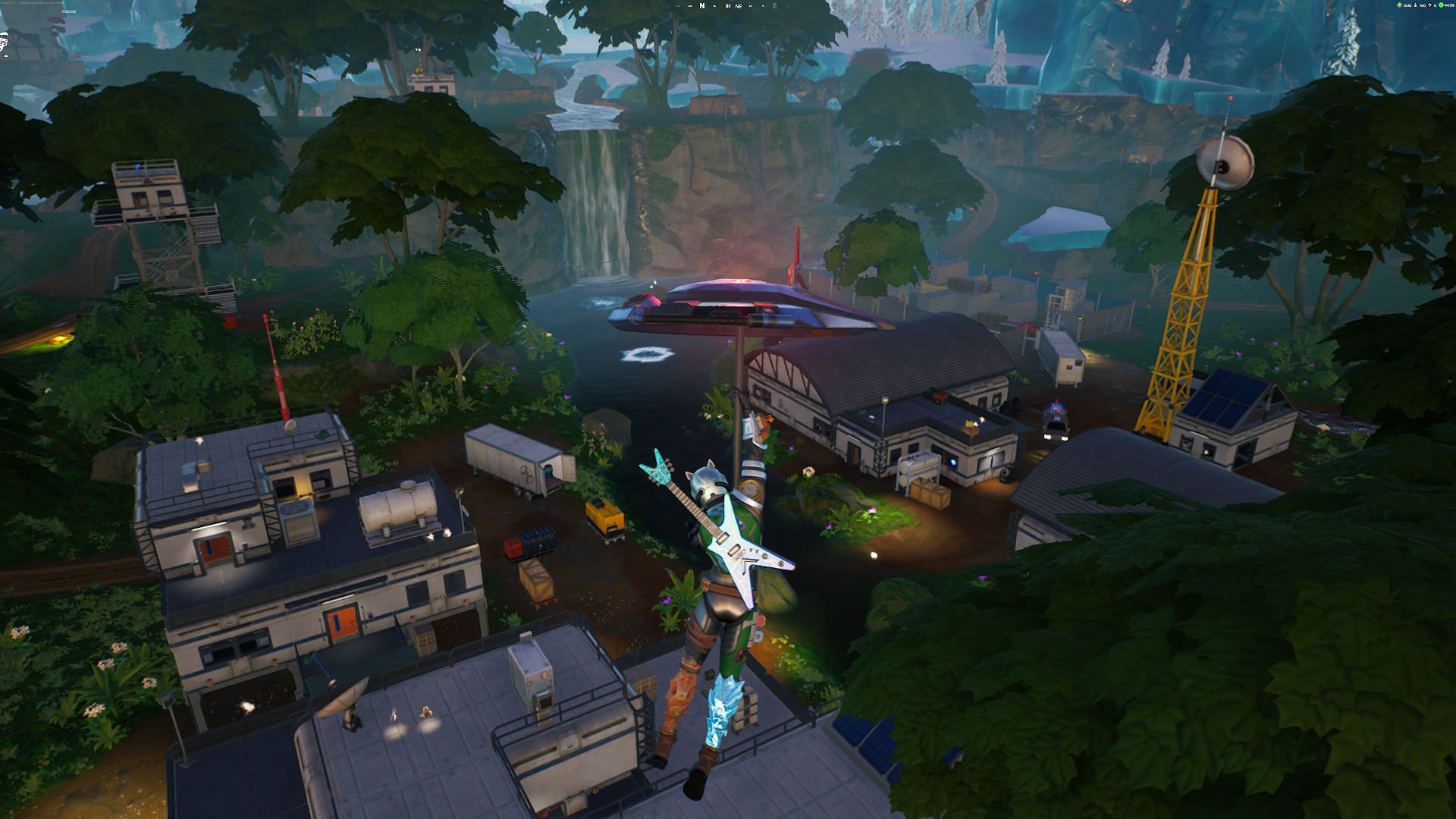 Land at the edge of the Jungle Biome to avoid confrontation (Image via Epic Games/Fortnite)