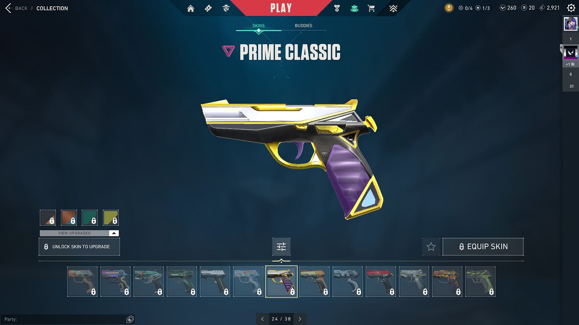 Prime Classic in Valorant (Image via Riot Games)