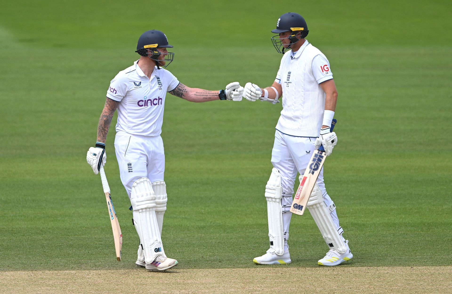 Ben Stokes and Stuart Broad strung together a 108-run seventh-wicket partnership.