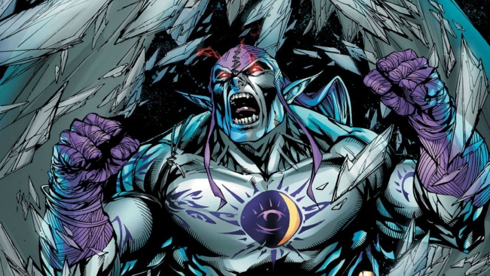 Eclipso, an entity of pure evil, is often described as the embodiment of the anti-life force. (Image Via DC)