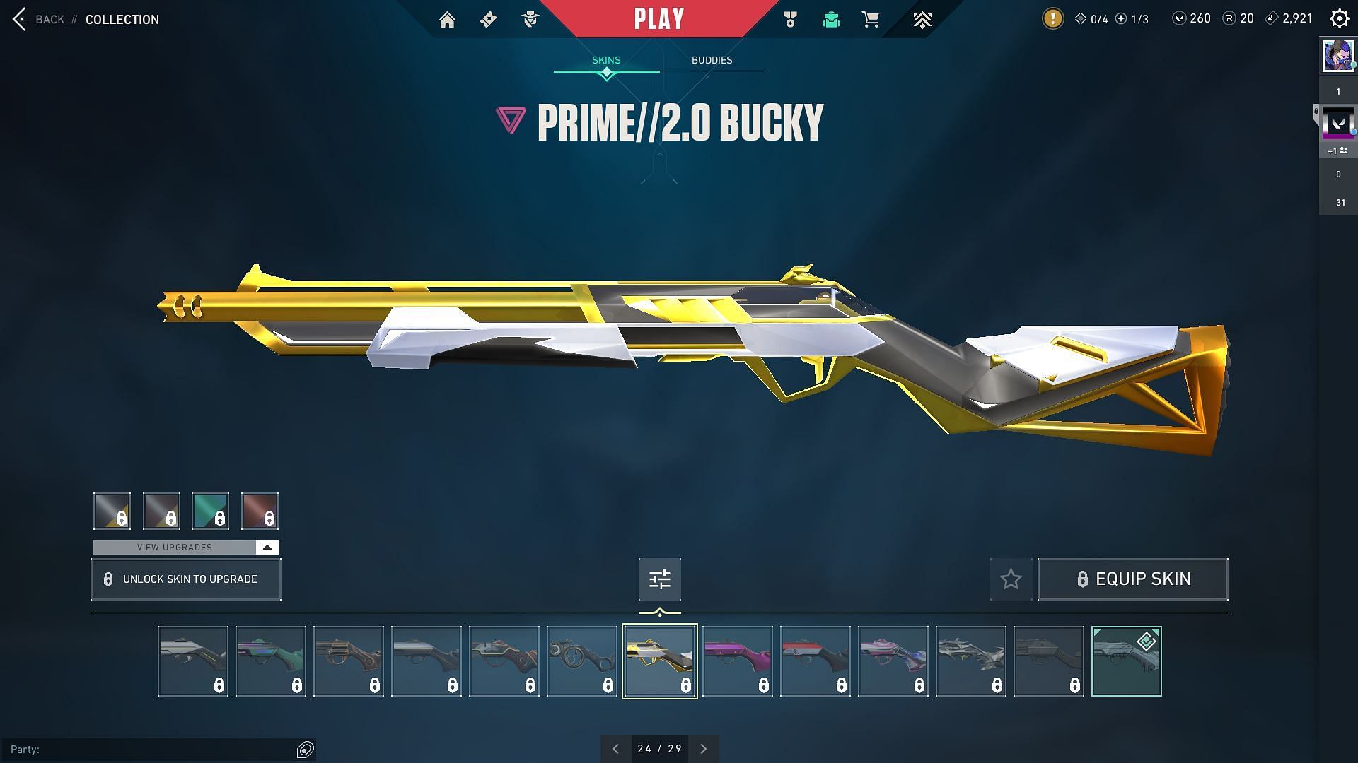 Prime 2.0 Bucky in Valorant (Image via Riot Games)