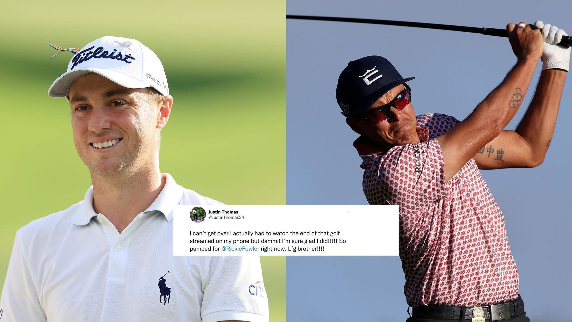 “Can’t get over I actually had to watch… on my phone” – Justin Thomas ...