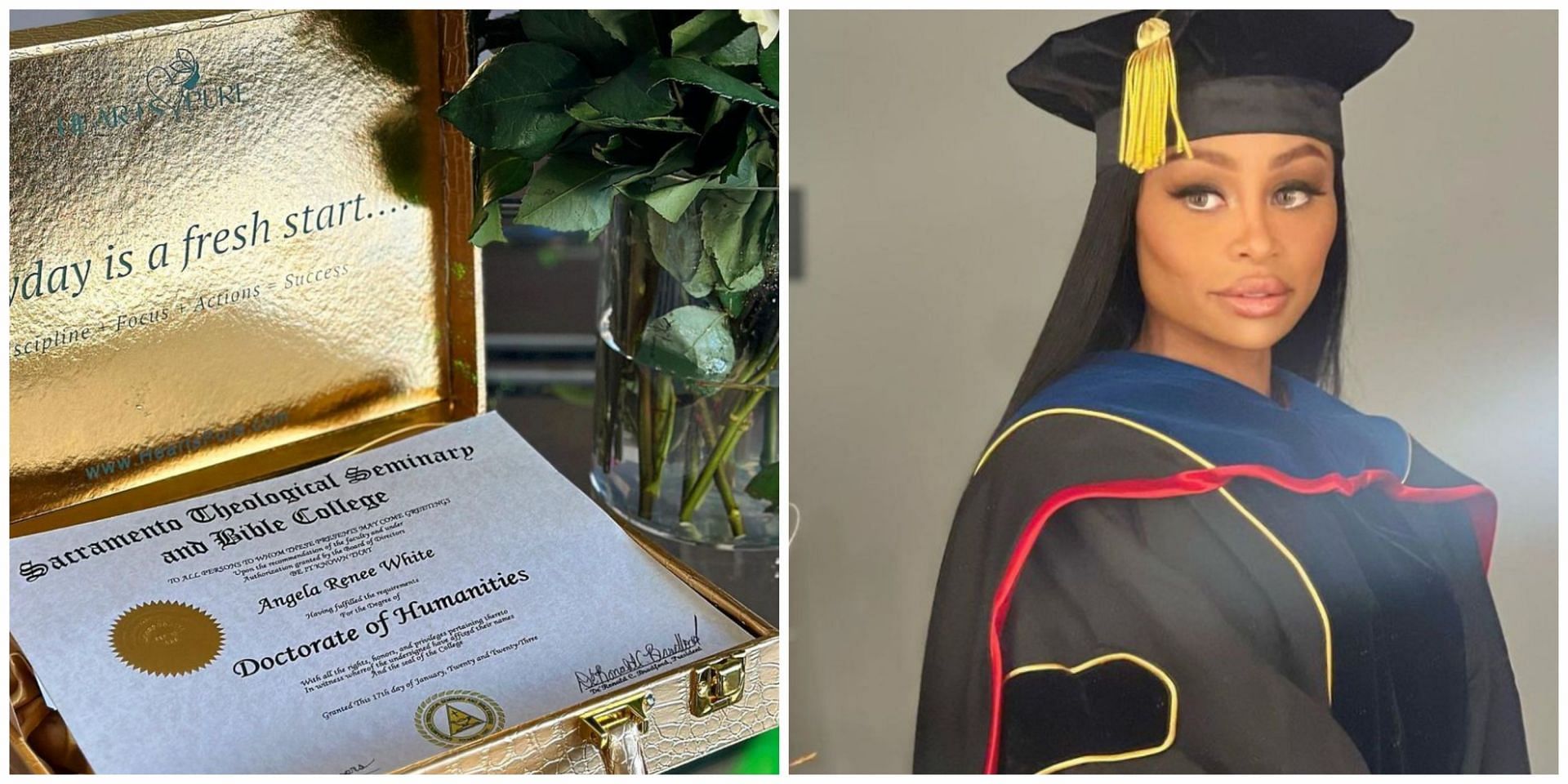 Social media users congratulated the American model for completing her Ph.D. as the model shared update about the same. (Image via Instagram)