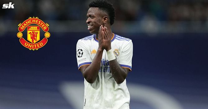 Real Madrid star Vinicius Jr. gifts jersey to Manchester United youngster and posts message on social media