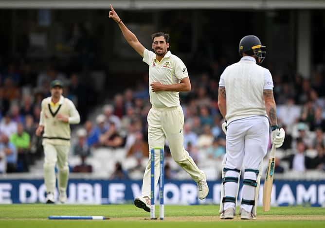 [Watch] Ben Stokes left stunned as Mitchell Starc dismantles his off-stump on Day 1 of 5th Ashes Test