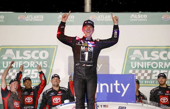 John Hunter Nemechek wins the NASCAR Xfinity Series race at Atlanta