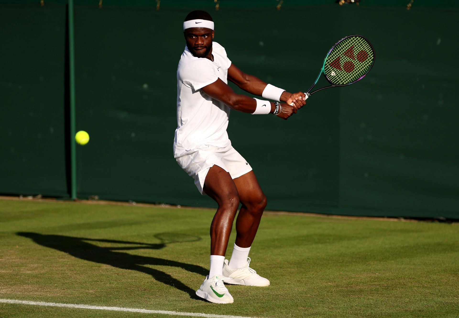 Frances Tiafoe at the 2023 Wimbledon Championships.