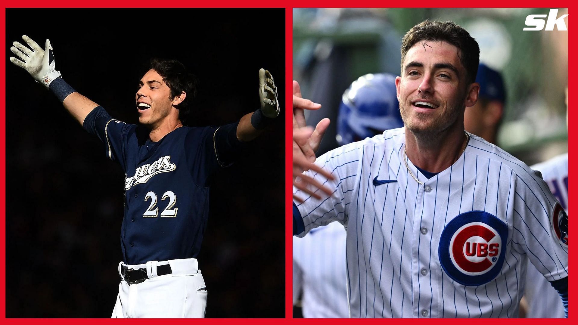 Milwaukee Brewers Christian Yelich &amp; Chicago Cubs Cody Bellinger