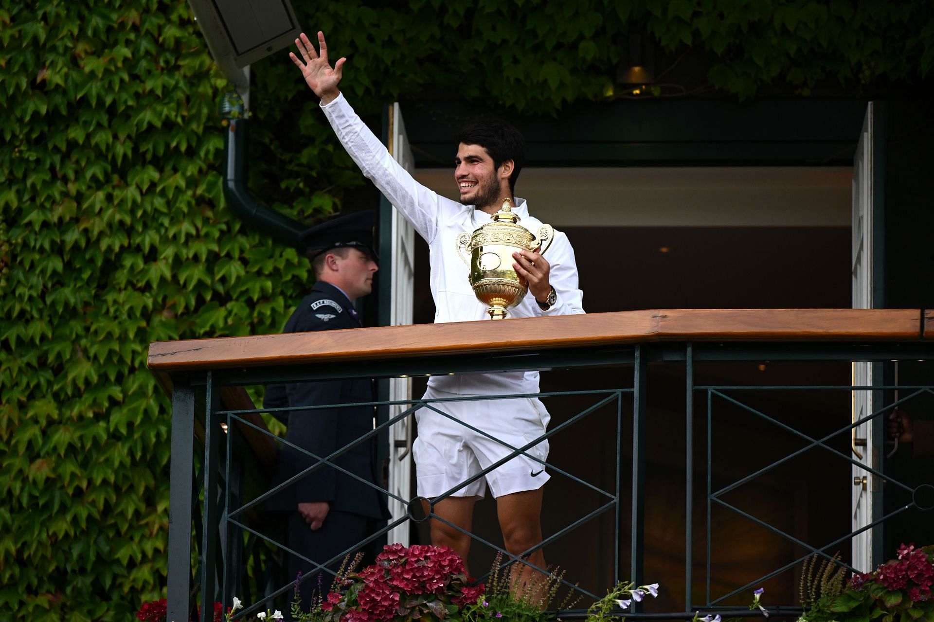Carlos Alcaraz at Wimbledon 2023
