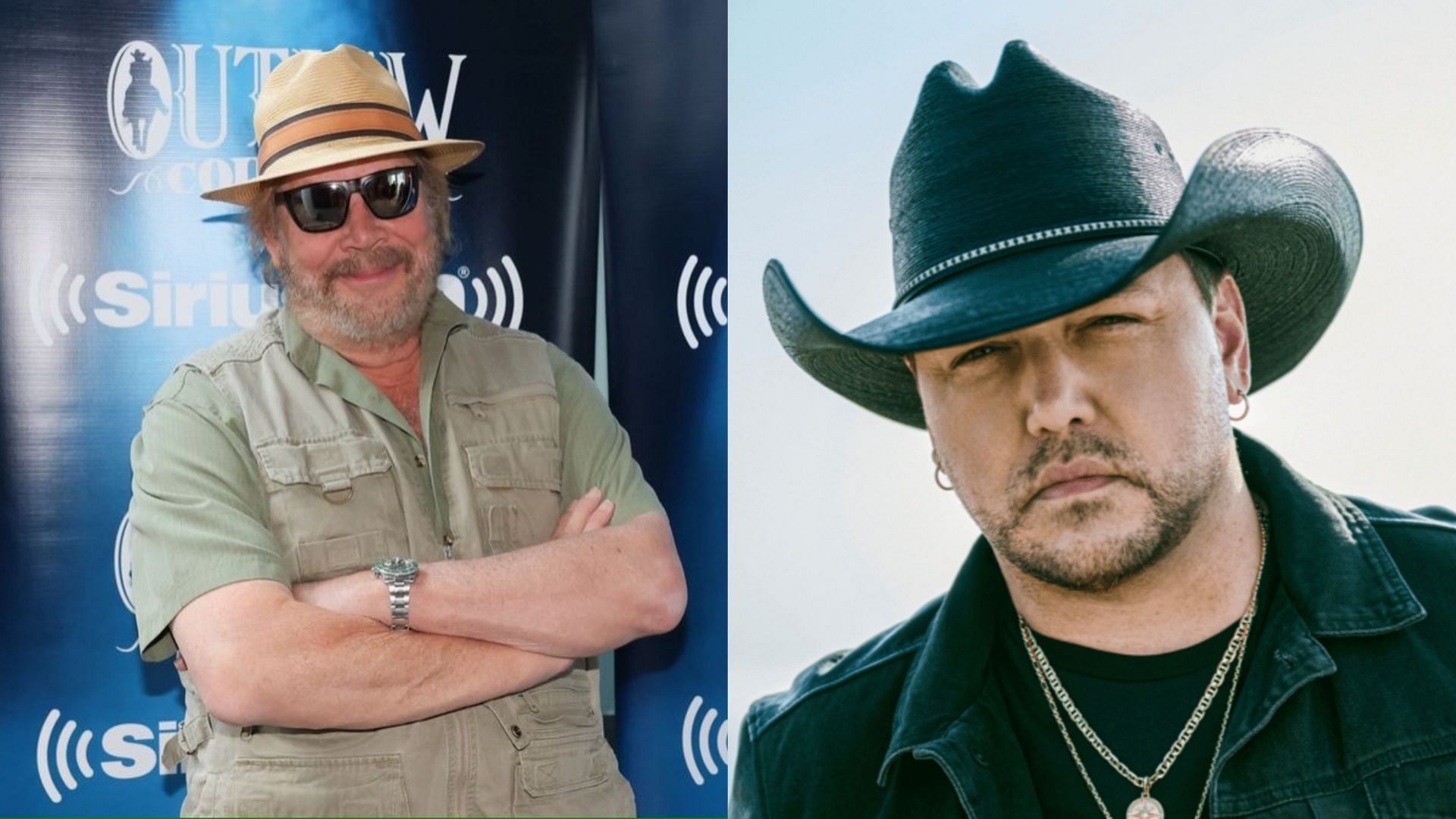 Rumors of singer Hank William Jr resigning from the CMT in support of Jason Aldean debunked (Image via Getty Images and Broken Bow Records)