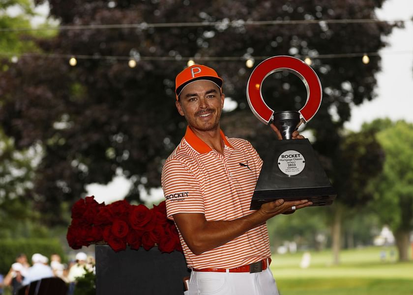 How much did Rickie Fowler win at the Rocket Mortgage Classic 2023