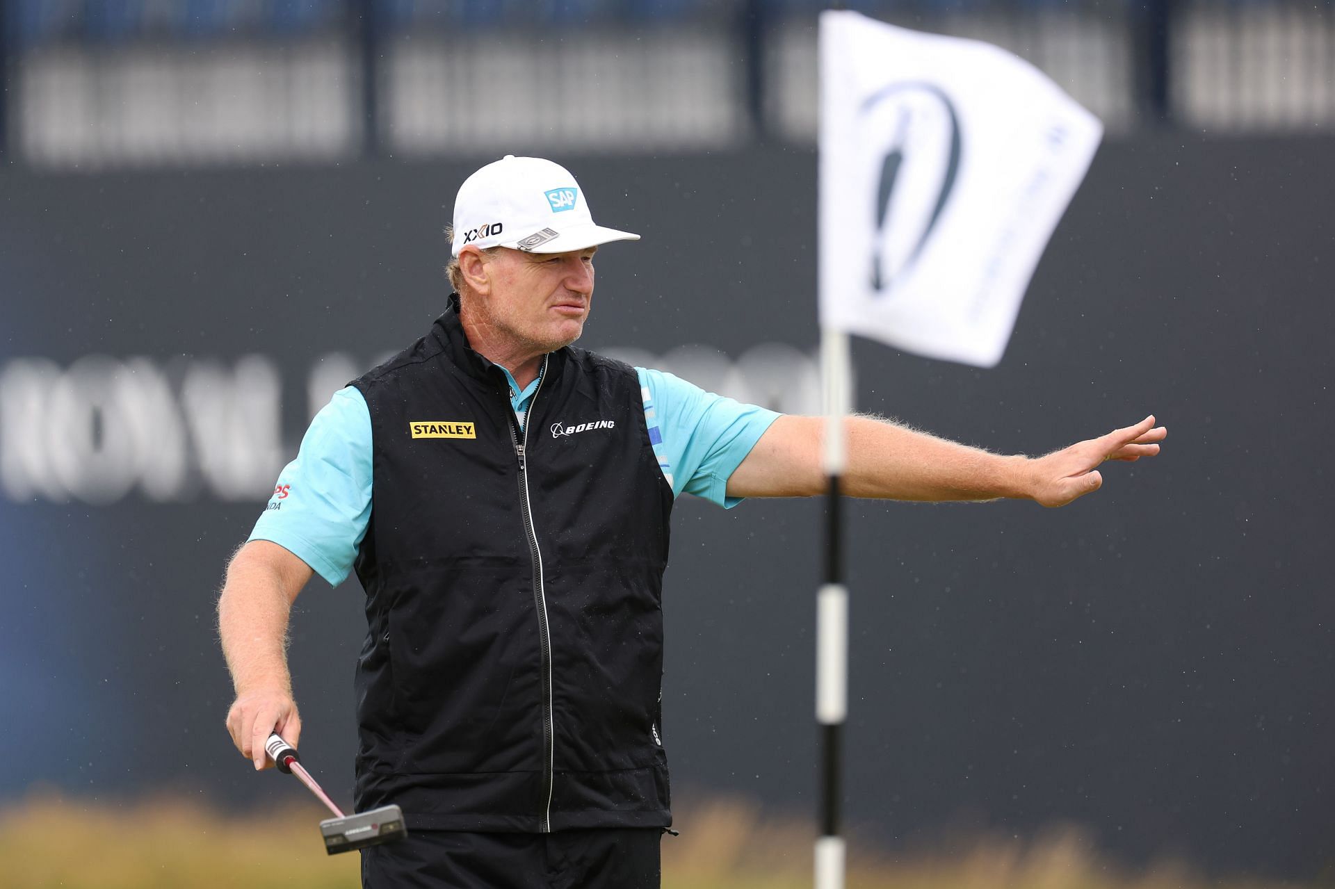 Ernie Els at the 151st Open (via Getty Images)