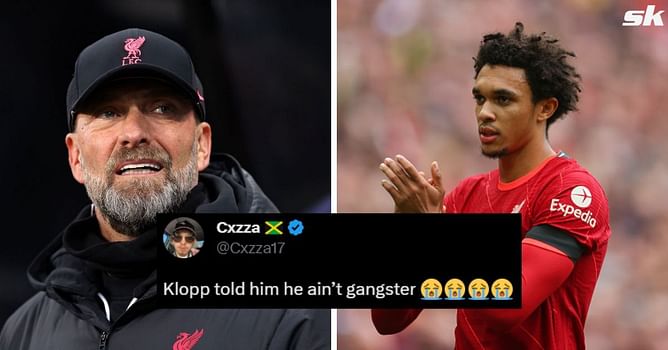 "Klopp told him he ain't gangster", "Get off Twitter" - Liverpool fans react hilariously as Jurgen Klopp makes cheeky Trent Alexander-Arnold comment