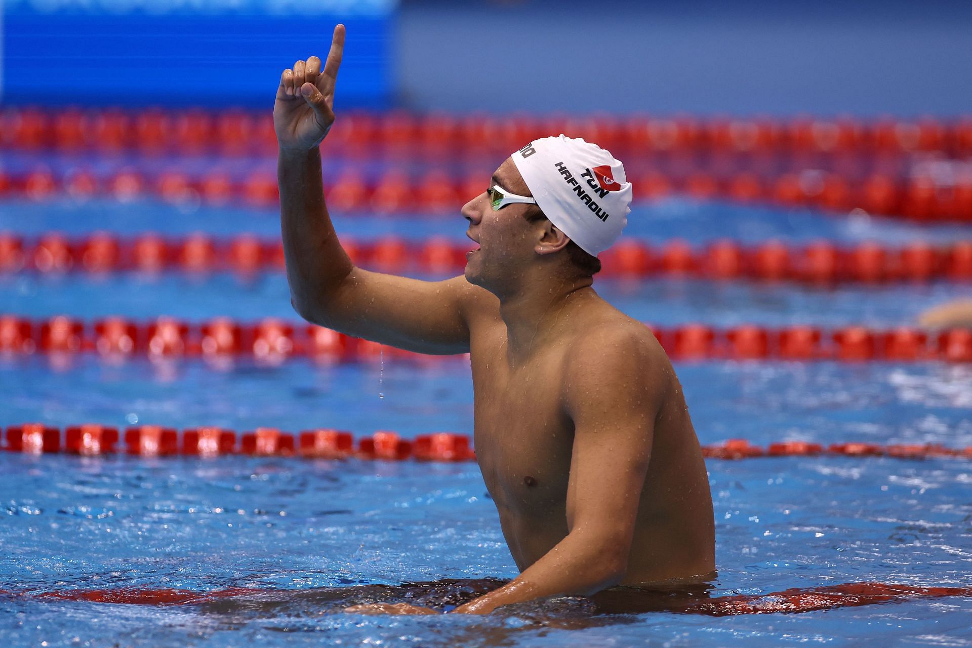 Ahmed Hafnaoui at Fukuoka 2023 World Aquatics Championships: Swimming - Day 4