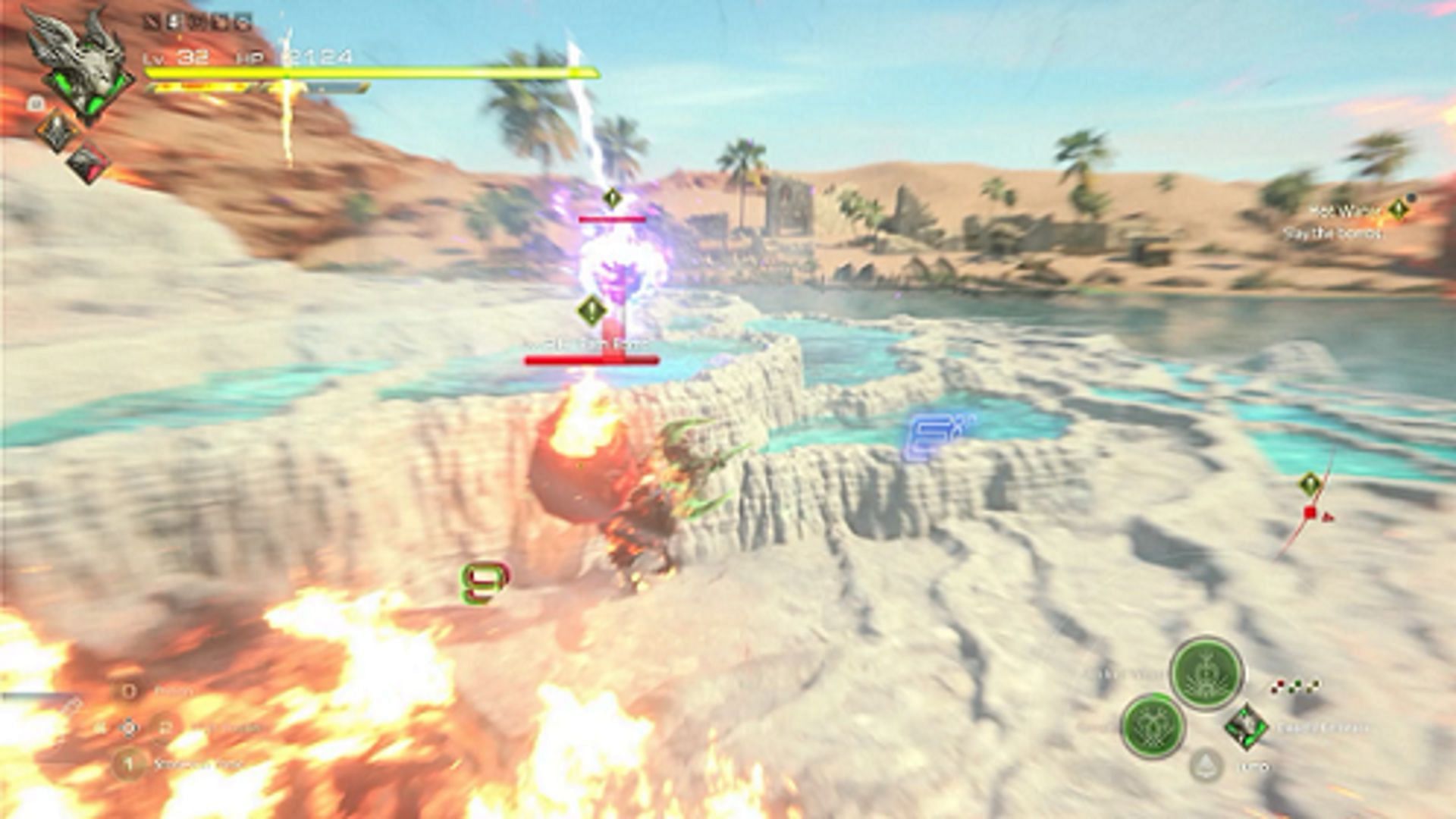 The Bomb Monster fight (Image via Square Enix)