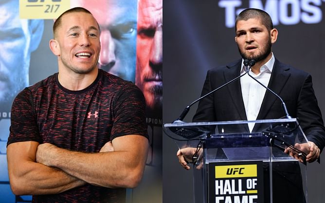 Georges St-Pierre answers if return fight will be against Khabib Nurmagomedov - "I have received a list from UFC"