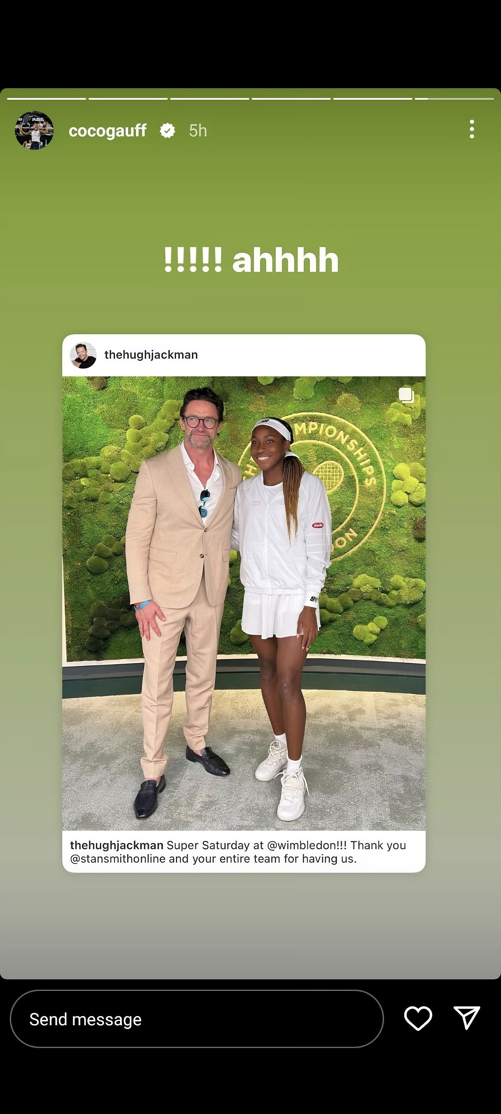 Coco Gauff on Instagram