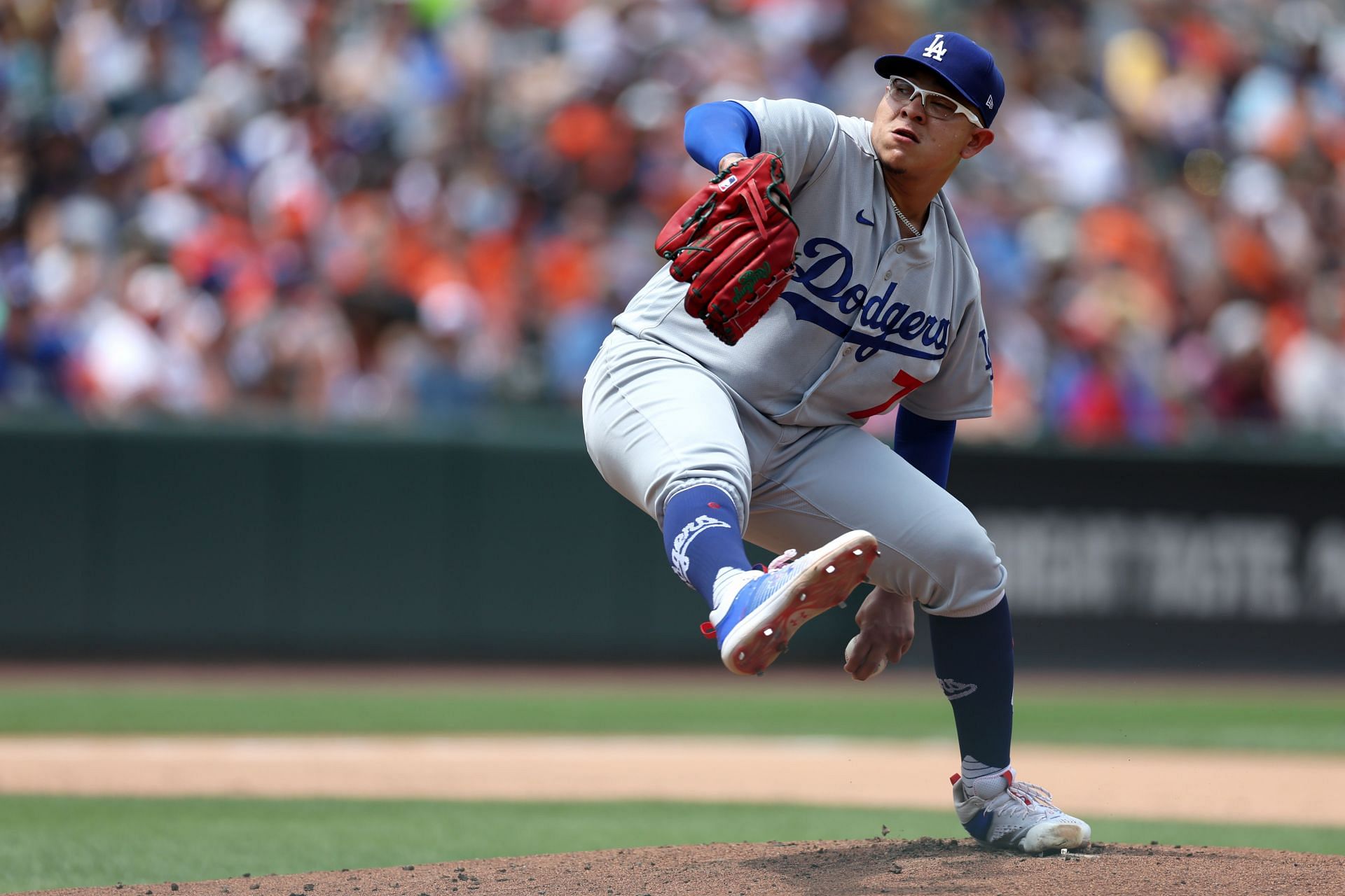 Julio Urias, born in 1996 is one of the last rising stars ever to have a game announced by Scully.