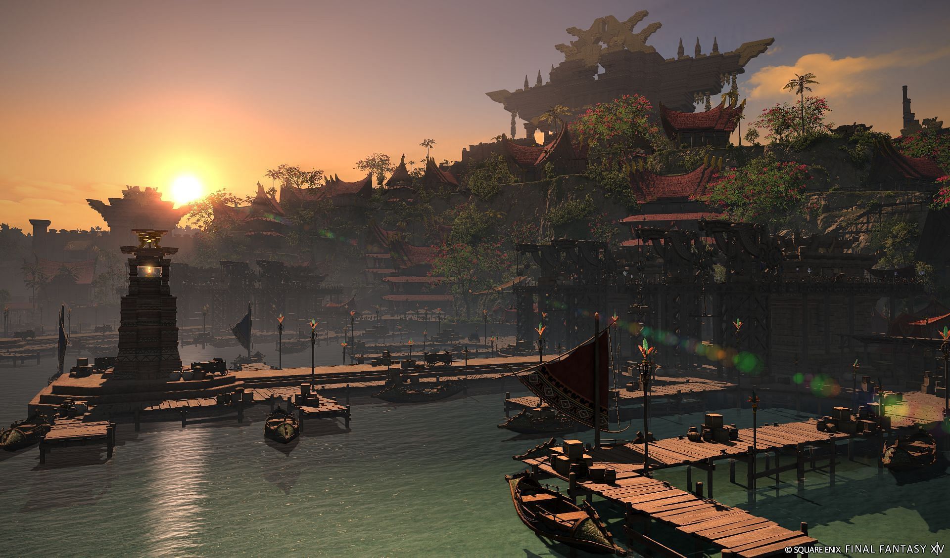 This MMO has always been pretty, but it&#039;s getting a major increase (Image via Square Enix)