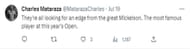 Twitter @MatarazaCharles