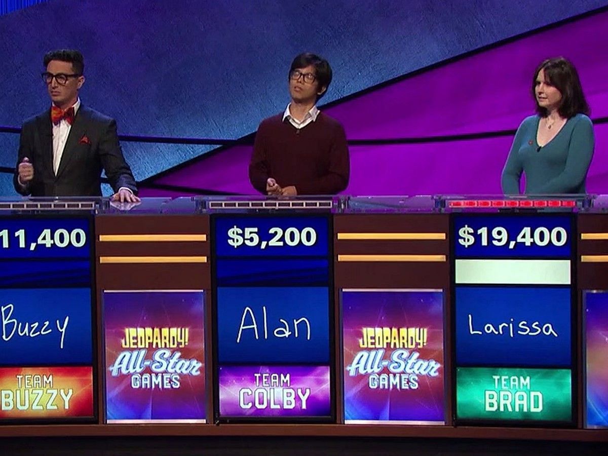 A still from Jeopardy! (Image via @Jeopardy/Instagram)