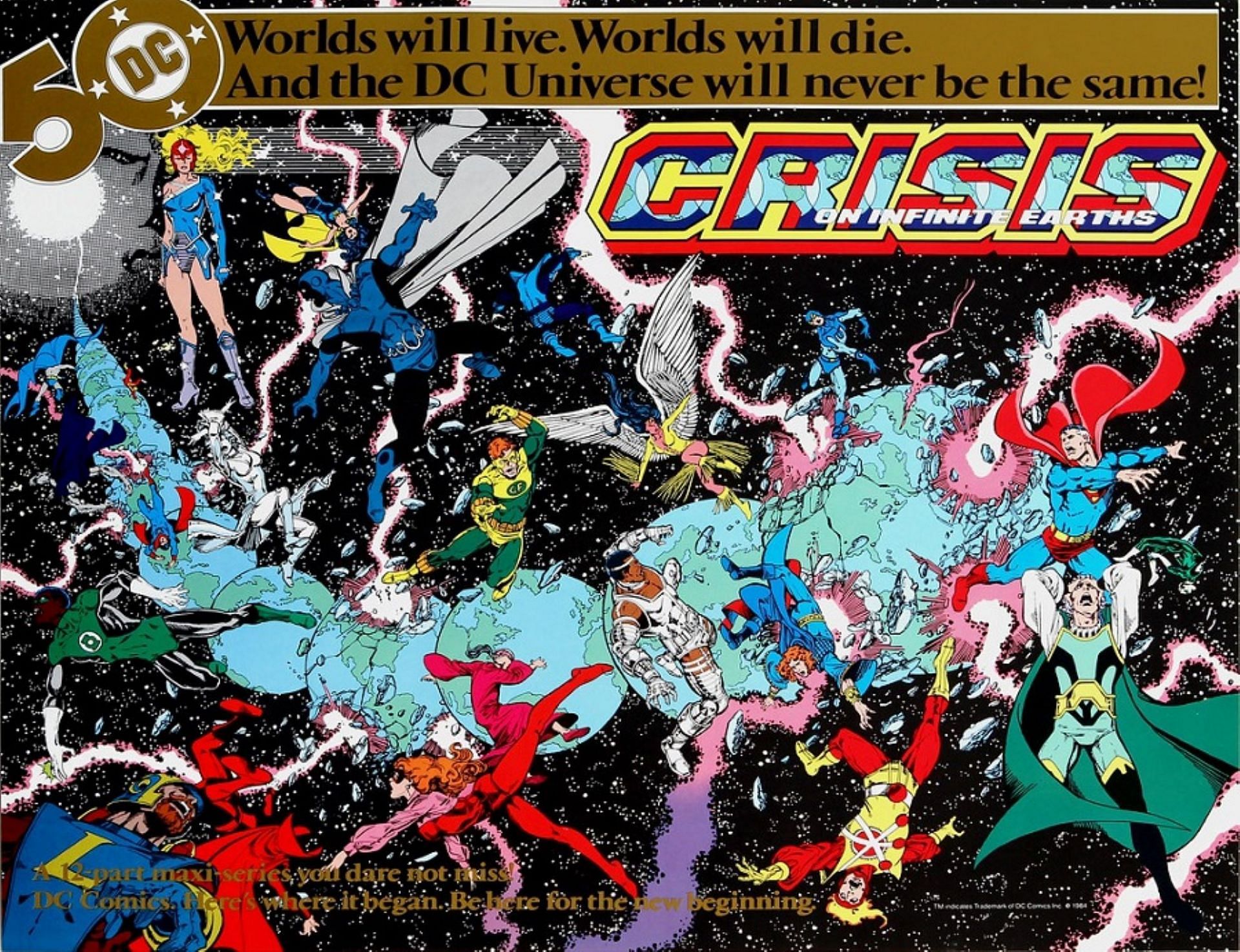 Crisis on Infinite Earths (Image via DC Comics)