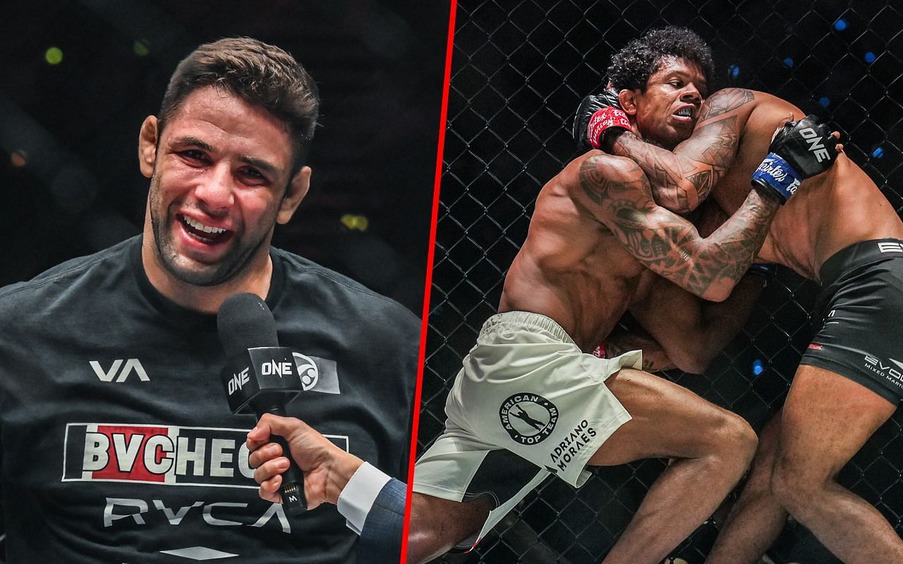 Buchecha (Left) has been sharing the mats with Adriano Moraes (Right)