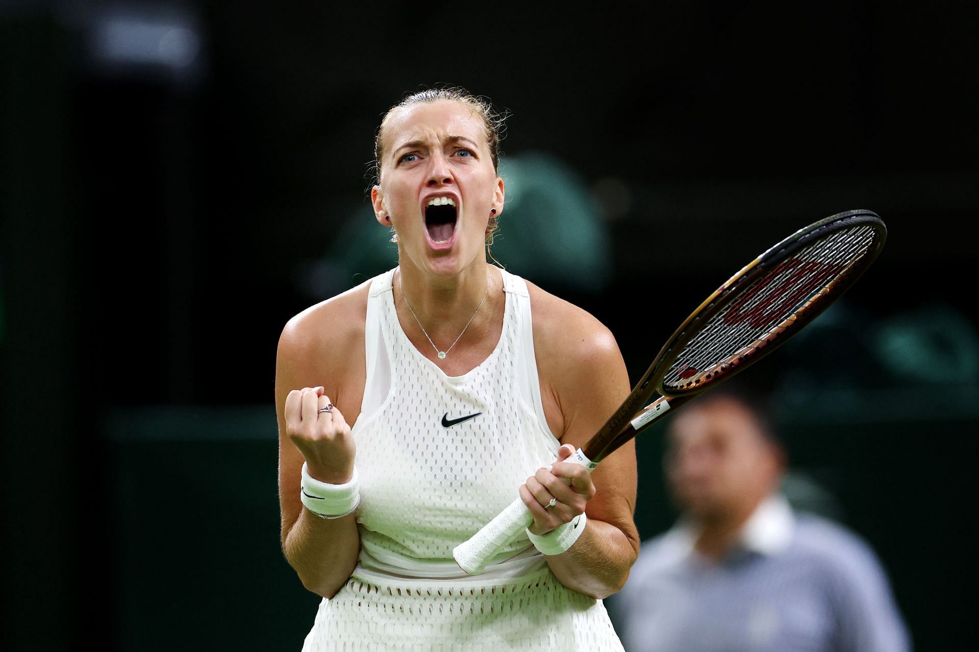 Kvitova at the 2023 Wimbledon Championships