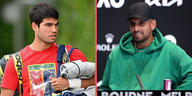 Nick Kyrgios: "Seeing what Carlos Alcaraz has been able to put together in such a short period of time is nuts"
