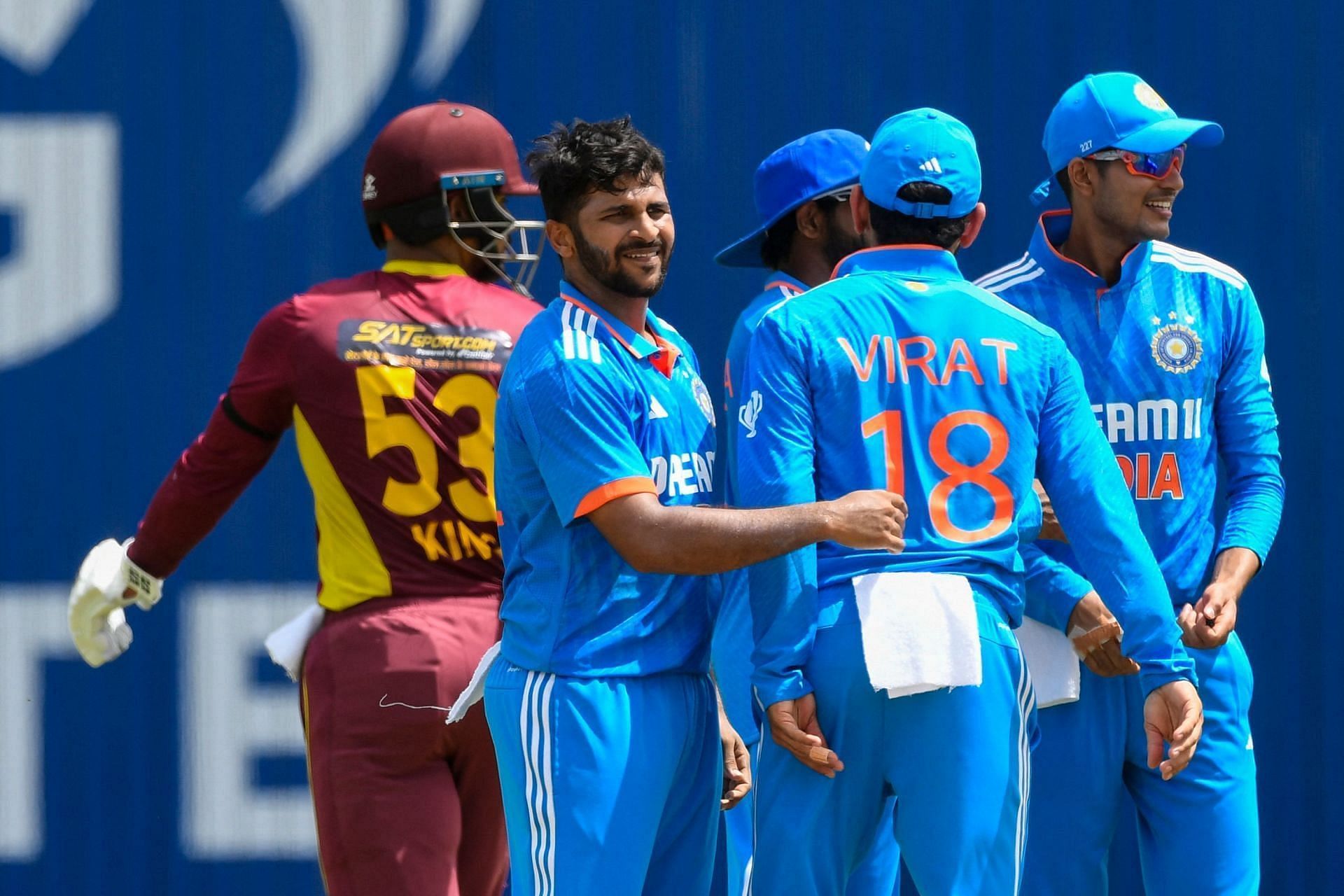 वेस्टइंडीज को मिली पहले वनडे में हार (Photo Courtesy : BCCI Twitter)