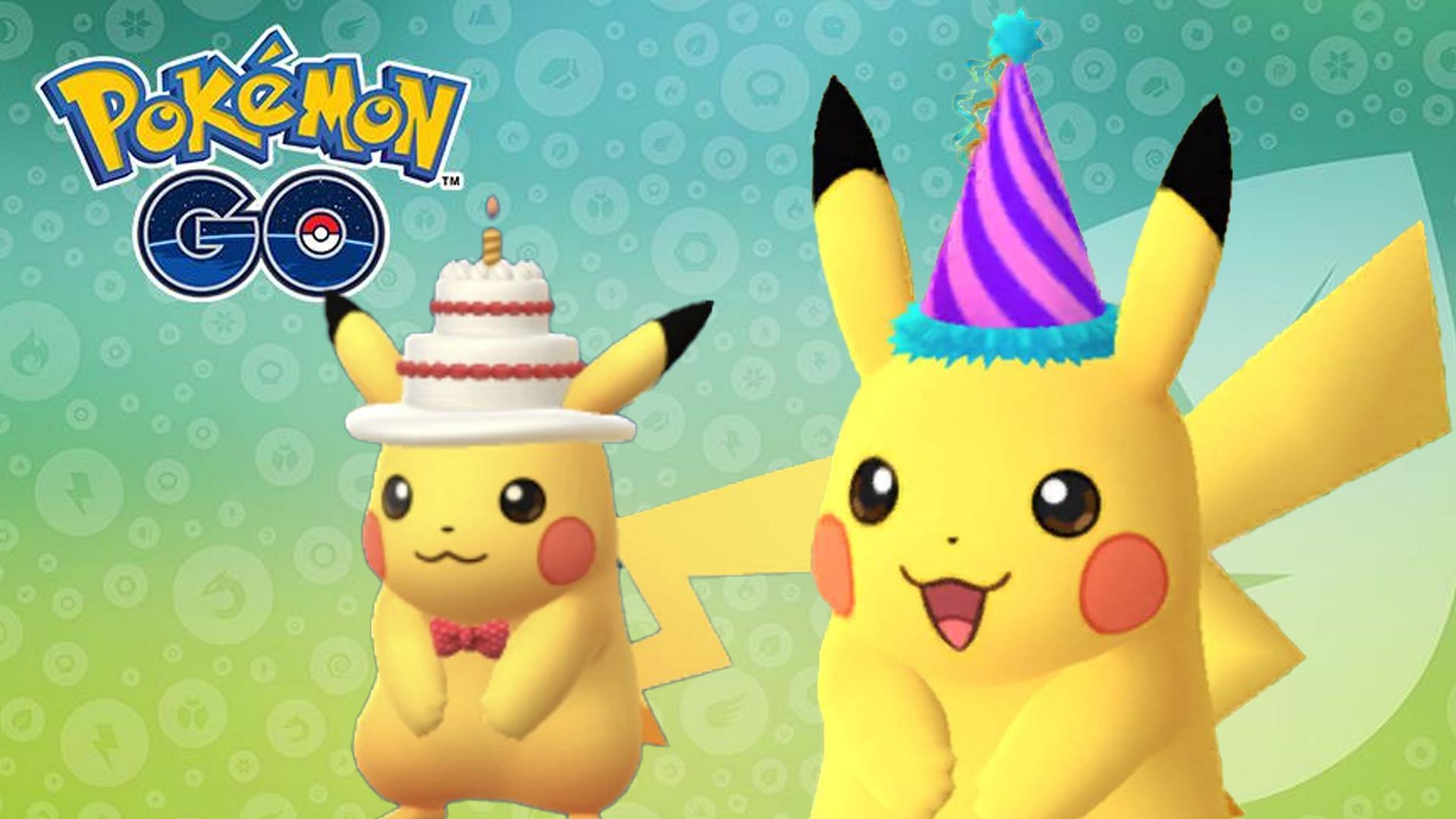 Shiny Cake Hat Pikachu has a shiny odd of 1 in 500 (Image via Niantic)