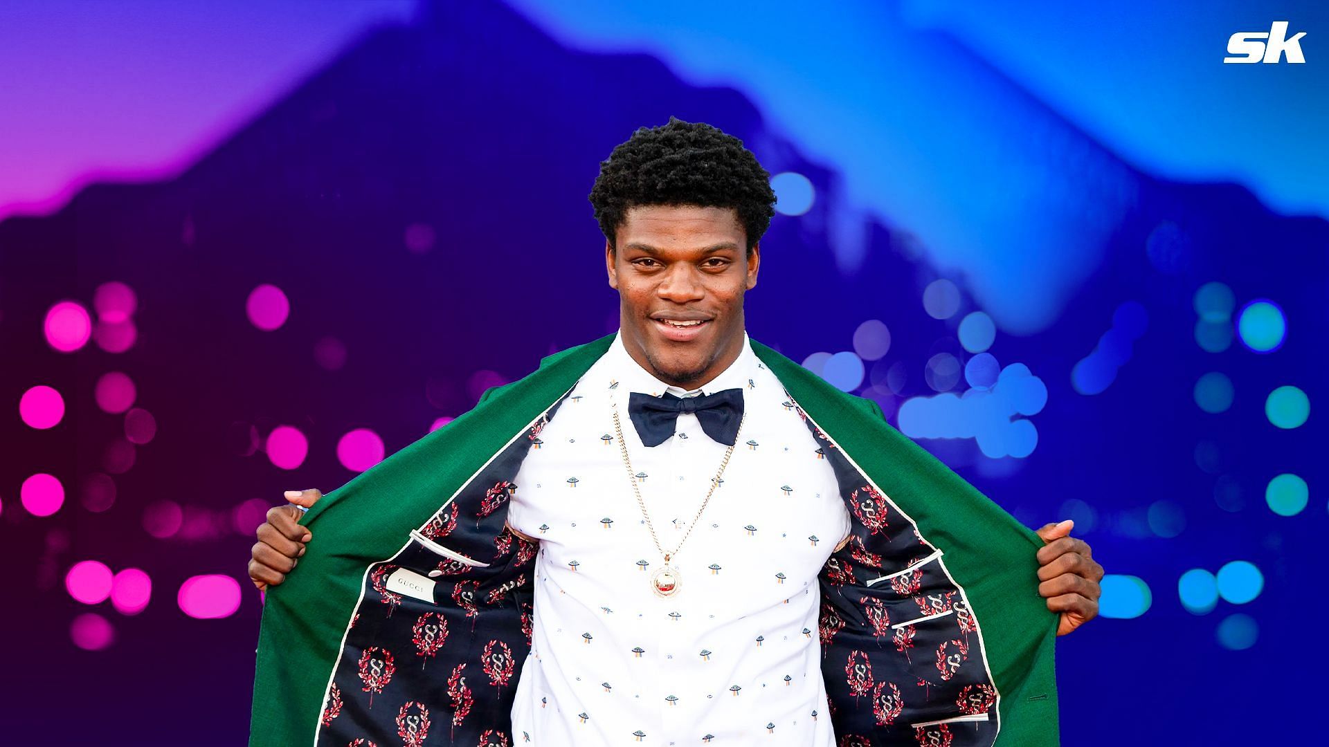 Lamar Jackson is acting like the rich man he became