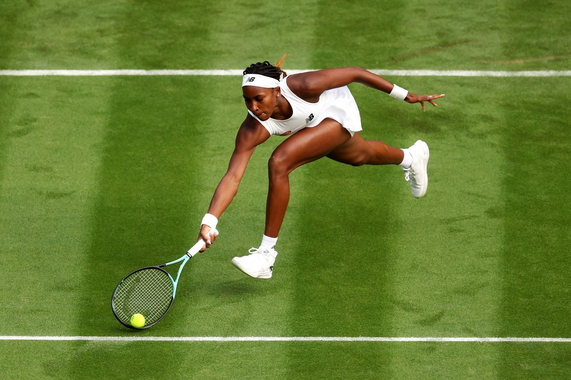 Coco Gauff at the 2023 Wimbledon Championships