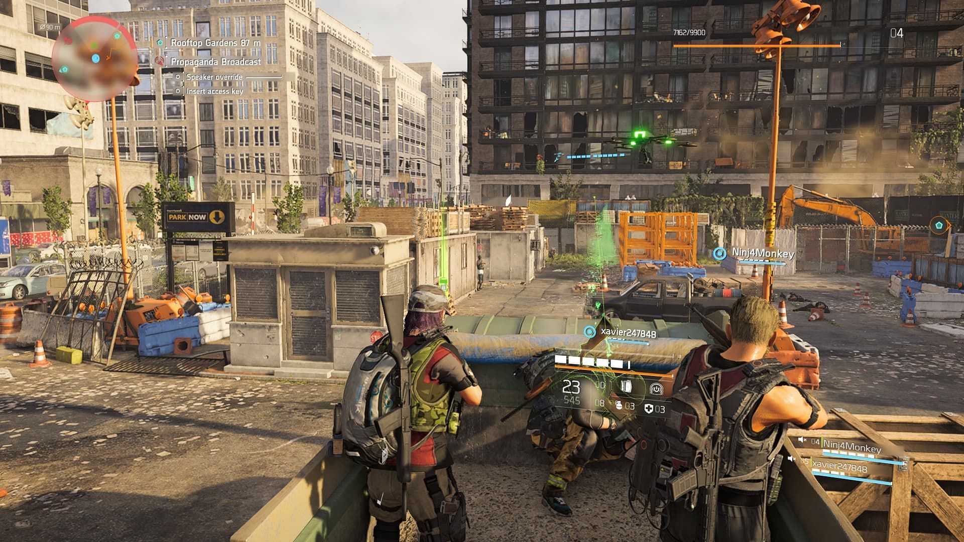 Backpacks are essential items in The Division 2 (Image via Ubisoft)