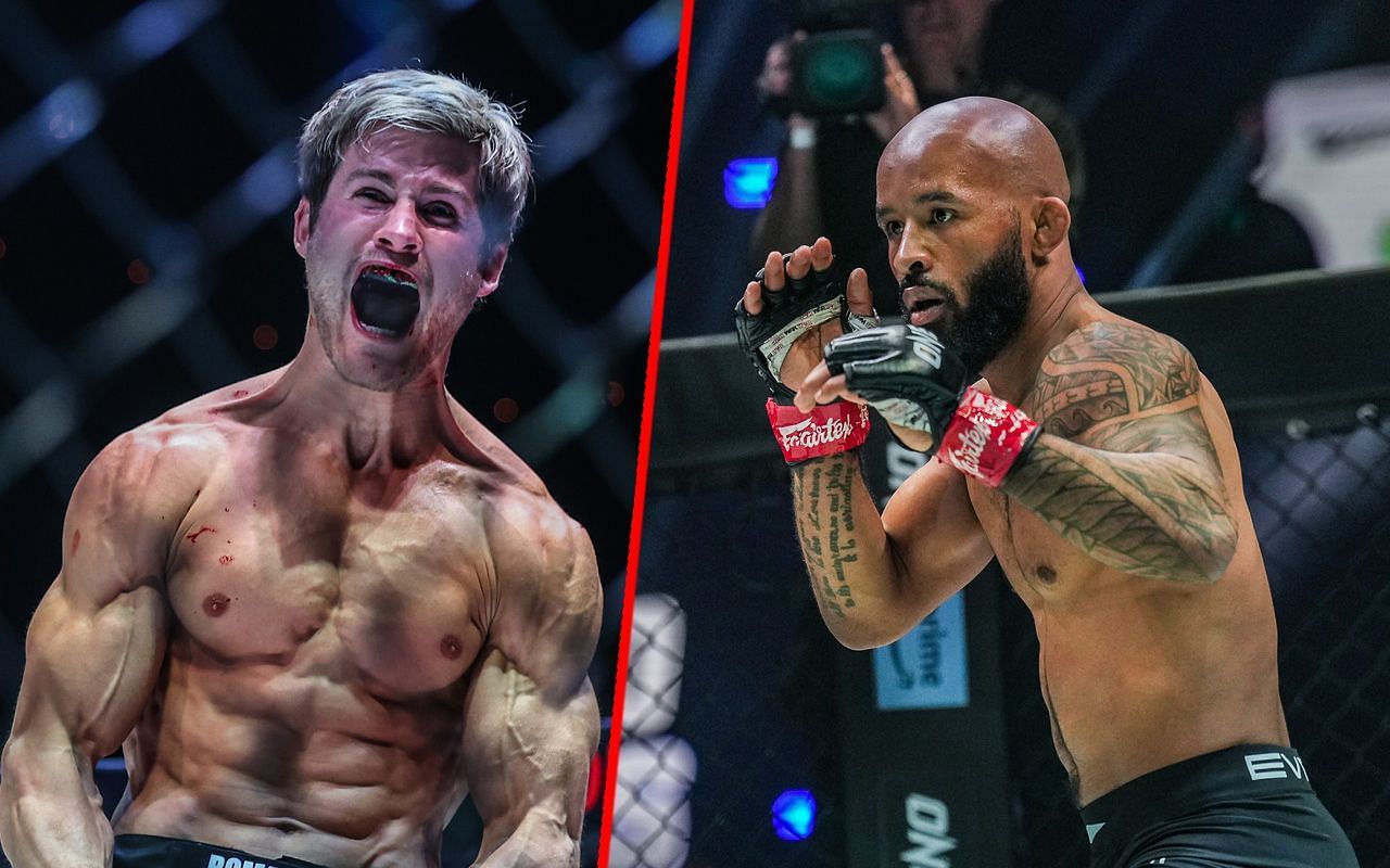 Sage Northcutt and Demetrious Johnson - Photo by ONE Championship