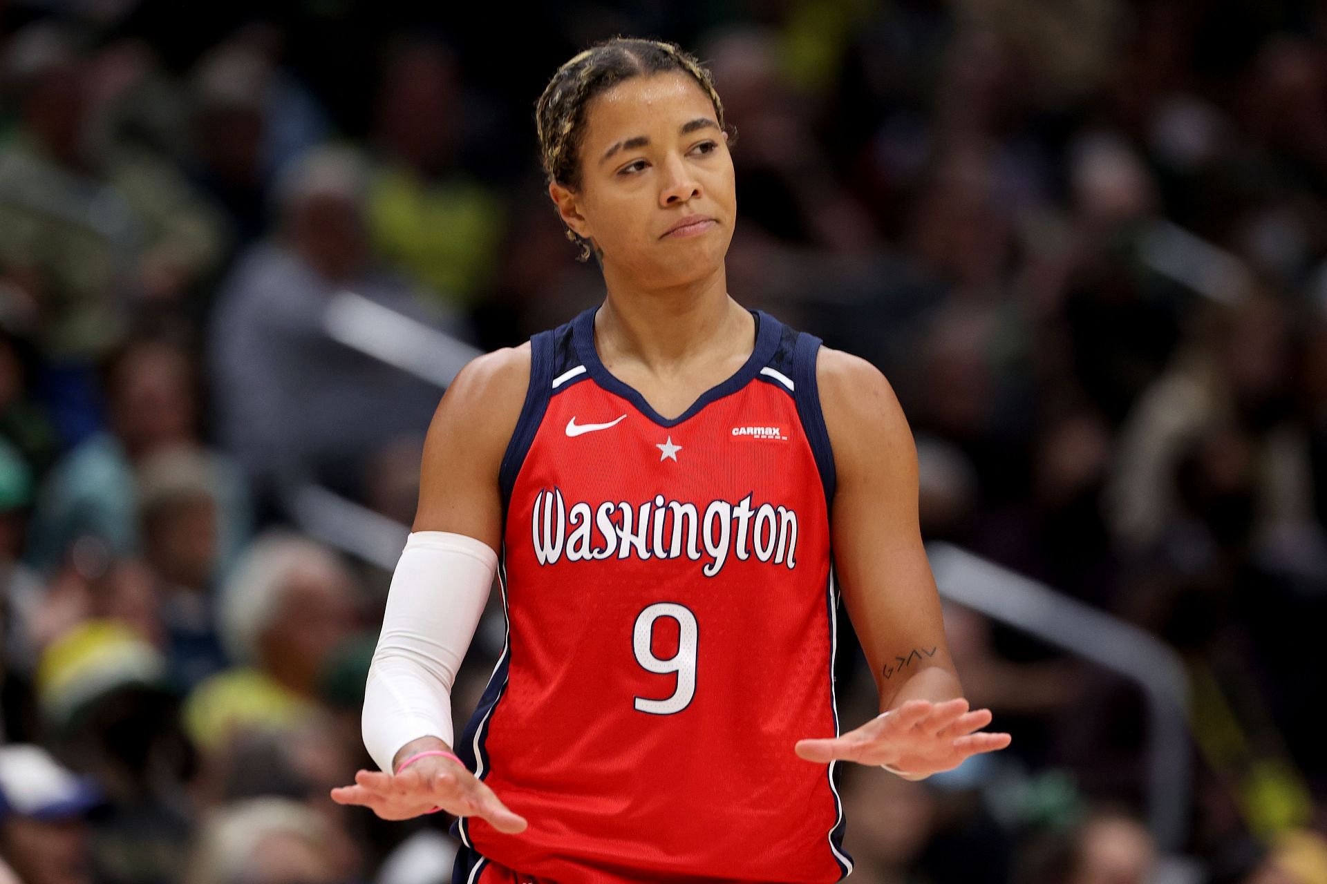 Natasha Cloud of the Washington Mystics.