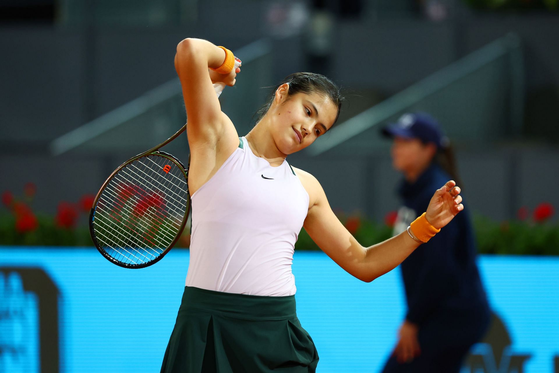 Emma Raducanu at the Madrid Open