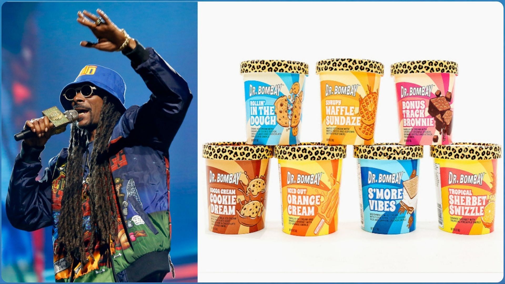 Snoop Dogg launches his new ice cream brand - Dr. Bombay (Image via Gabe Ginsberg / Getty Images / Dr. Bombay)