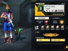 2F LoL Gamer’s Free Fire ID, stats, rank, guild, and more
