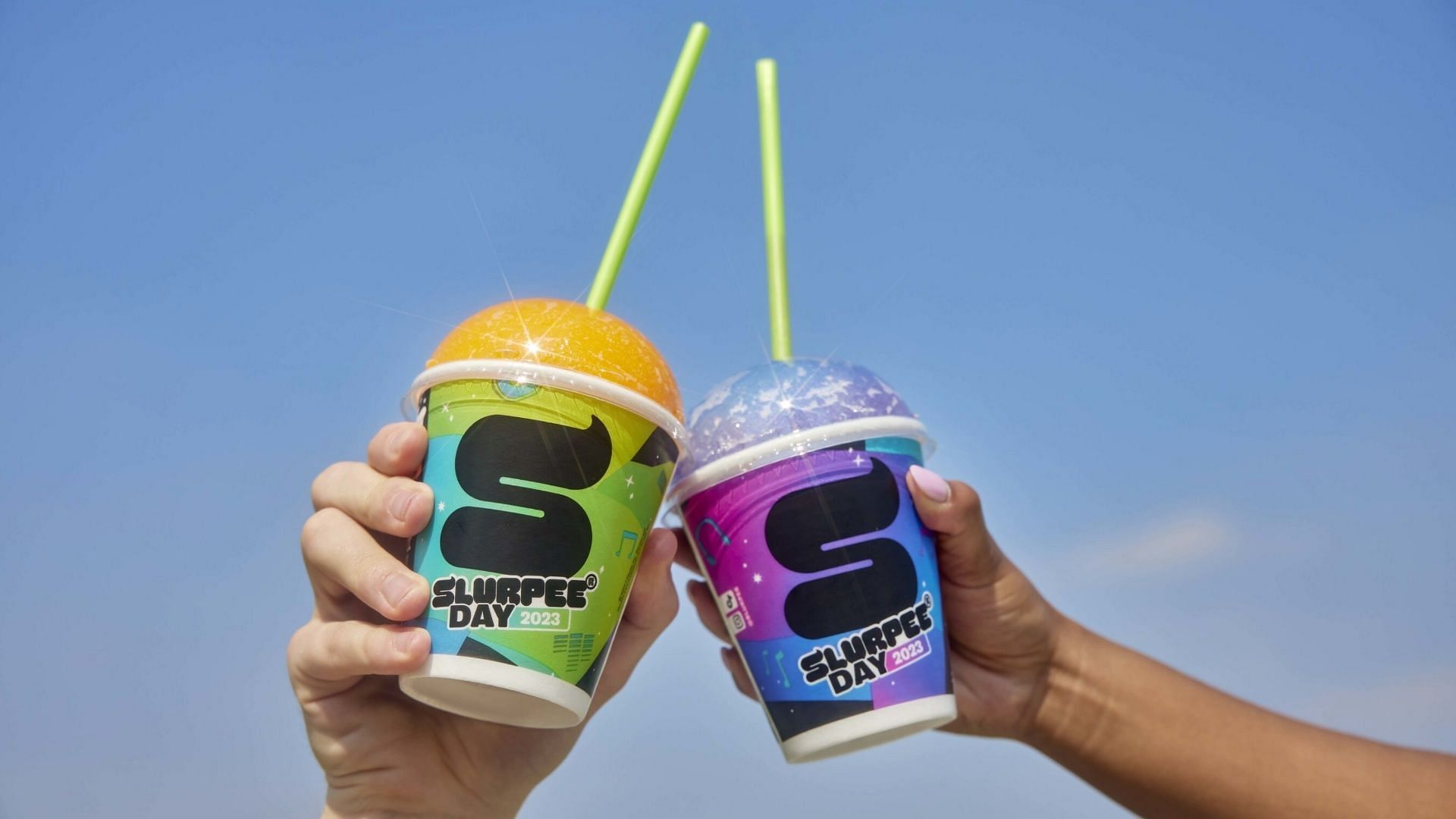 The free Slurpees are exclusively available on July 11 till supplies last (Image via 7-Eleven)