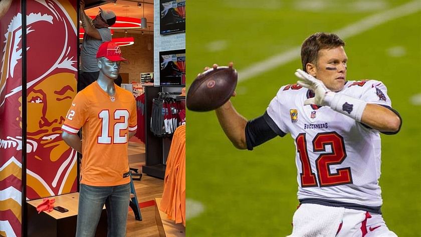 IN PHOTOS: Tom Brady's Buccaneers creamsicle jersey goes on sale