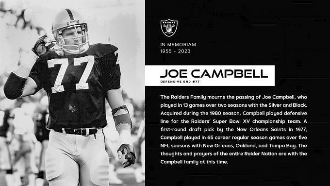 Joe Campbell Cause of Death: What happened to former Raiders