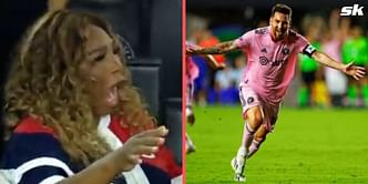 Serena Williams awestruck by Lionel Messi's first goal for Inter Miami