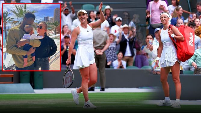 "After giving birth to our daughter, this is the second happiest moment in my life" - Elina Svitolina after Wimbledon 4R win against Victoria Azarenka