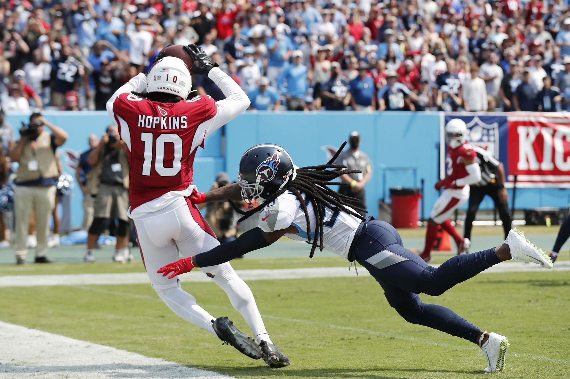 DeAndre Hopkins during Arizona Cardinals v Tennessee Titans