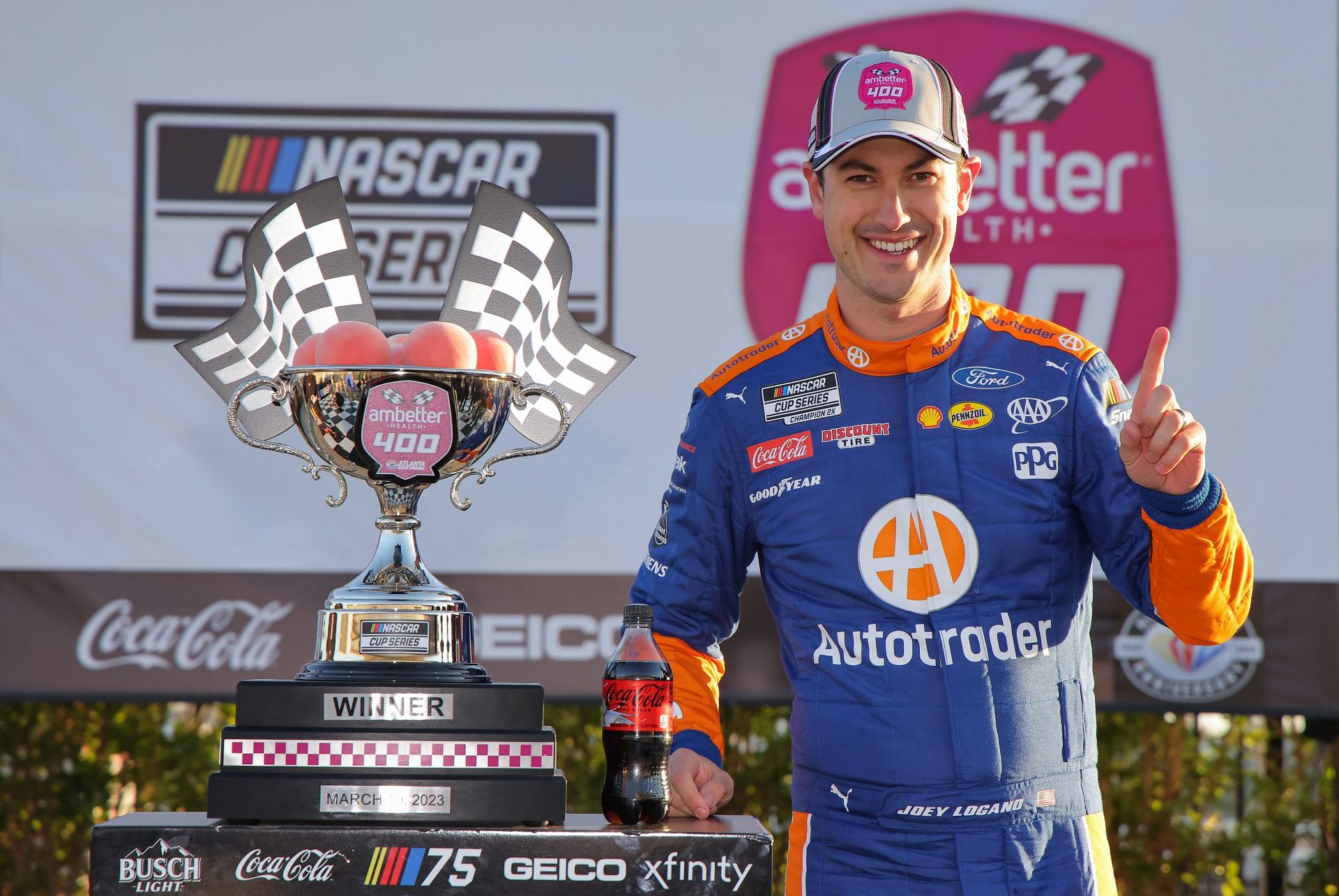 Ambetter Health 400 winner Joey Logano