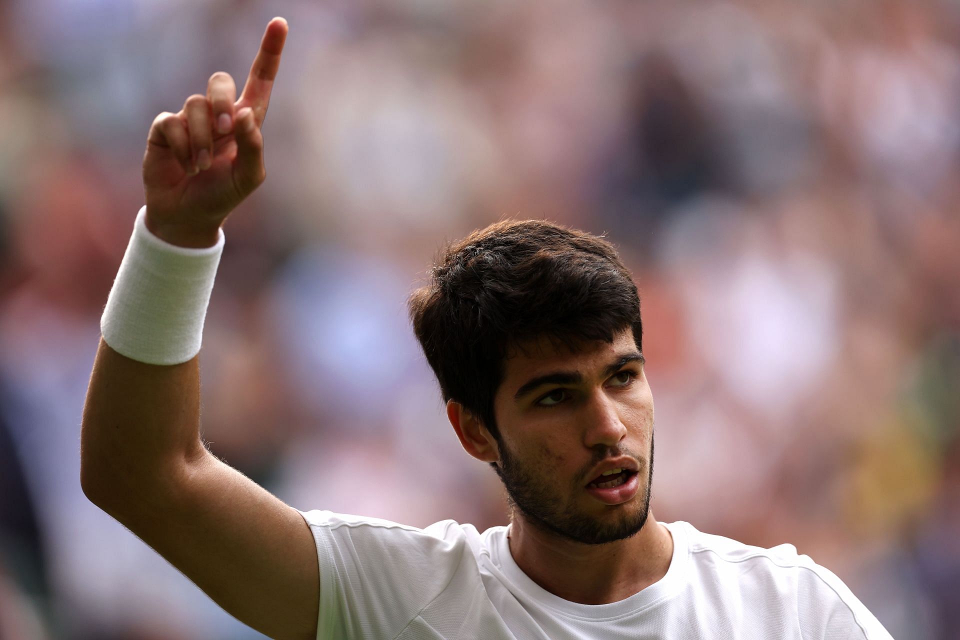 Carlos Alcaraz at the 2023 Wimbledon Championships