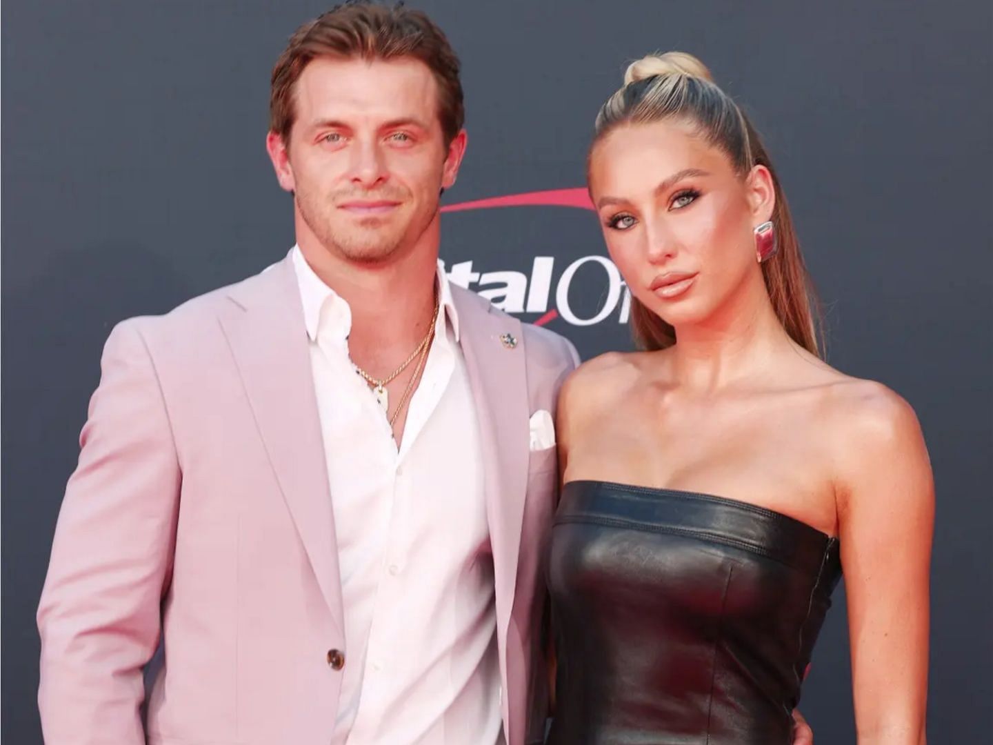 Earle with Braxton Berrios at the ESPY Awards earlier in July 2023. (Image via Getty Images)